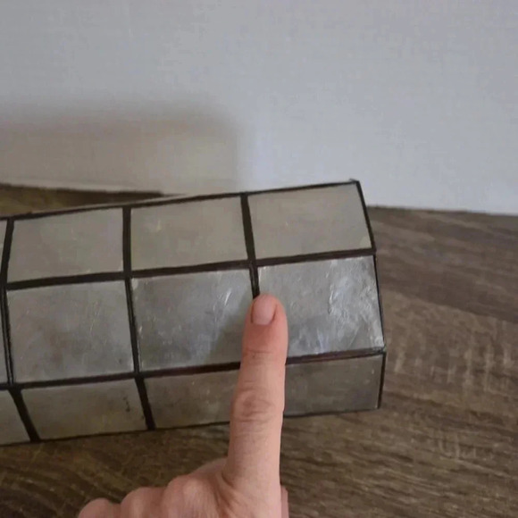 Vtg  Capiz Shell Shade - Picture 6 of 8